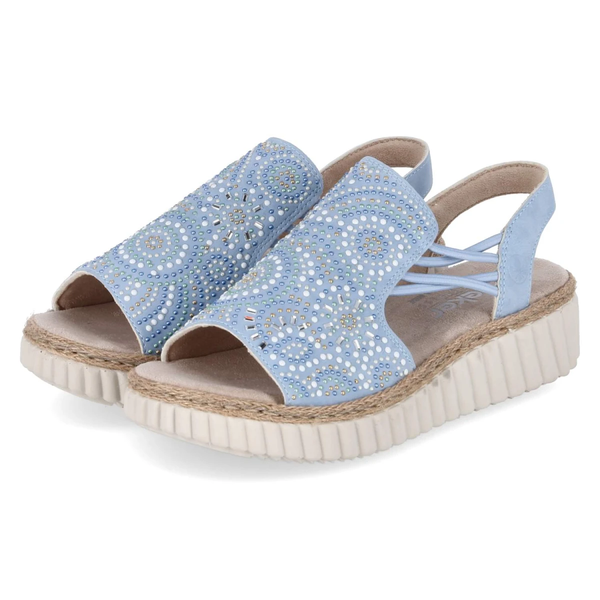 Rieker - Gr. 40 - Blau - Textil & Synthetik