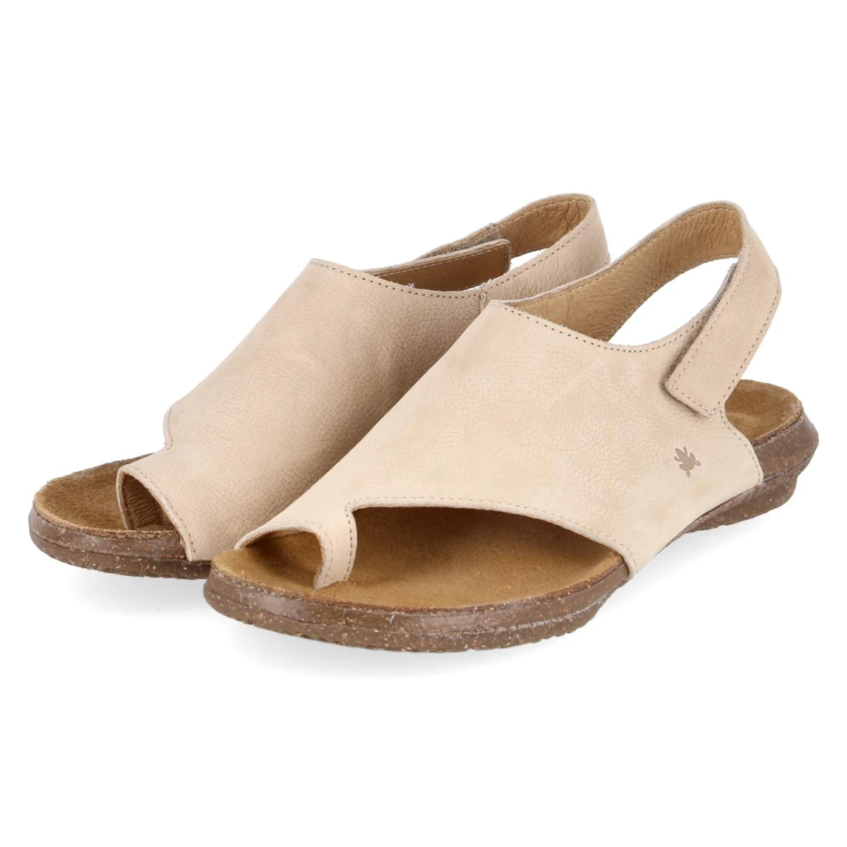 El Naturalista Zehentrenner-Sandalen WAKATAUA - Gr. 40 - Beige - Rauleder