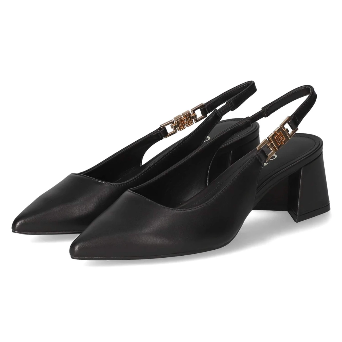 Guess Slingpumps - Gr. 39 - Schwarz - Glattleder