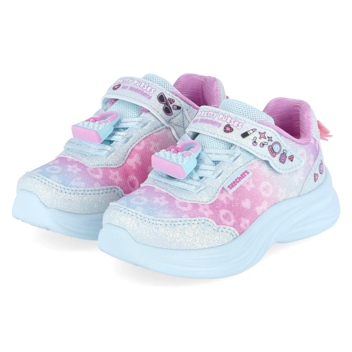 Skechers Sneaker POWER JAMS 2.0 - Gr. 26 - Blau - Textil & Synthetik