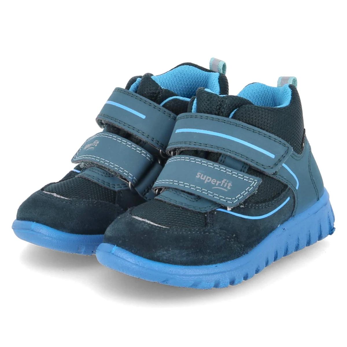 Superfit Klettschuhe SPORT/MINI - Gr. 26 - Blau - Synthetik, Leder & Textil