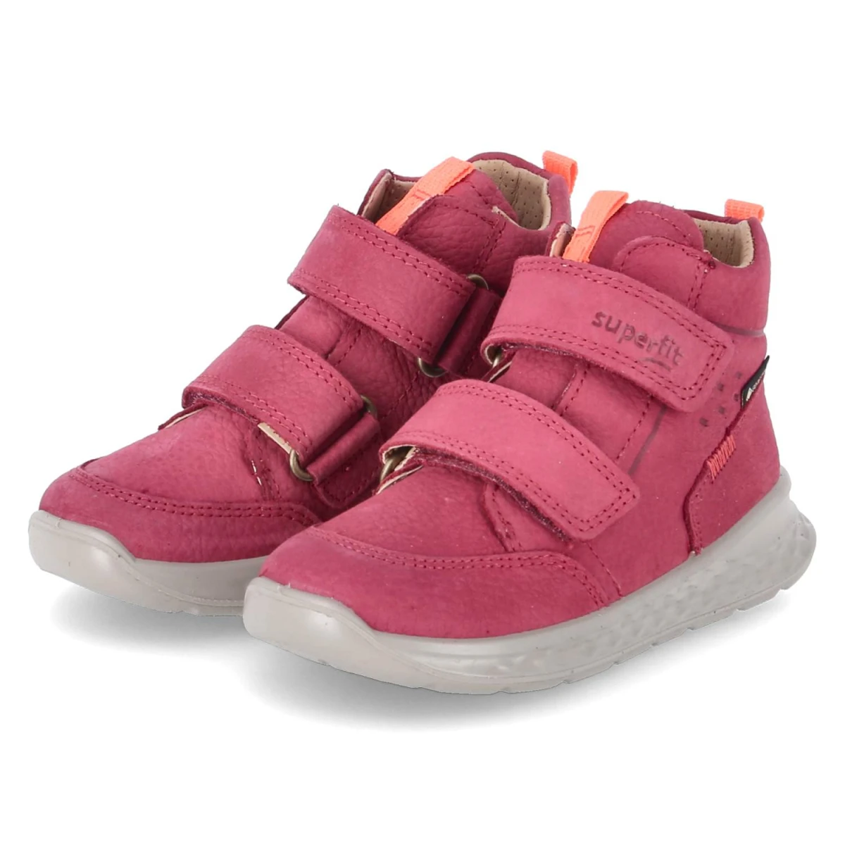 Superfit Stiefeletten BREEZE - Gr. 25 - Rot - Rauleder