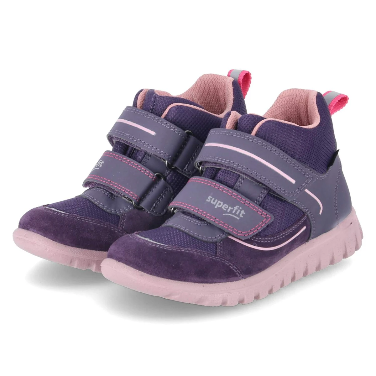 Superfit Halbschuhe SPORT7 MINI - Gr. 30 - Lila - Synthetik, Leder & Textil