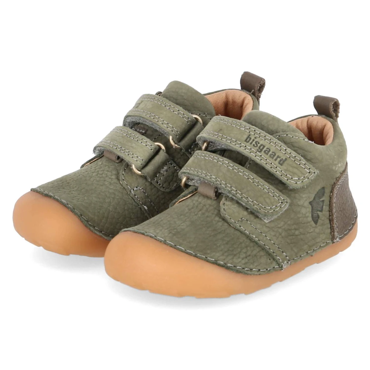 Bisgaard Barfußschuhe CARTER - Gr. 21 - Grün - Rauleder