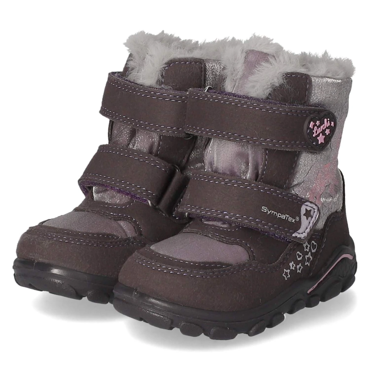 Lurchi Winterstiefel KOSY - Gr. 22 - Lila - Textil & Synthetik