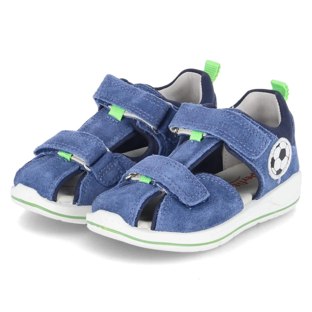 Superfit Sandalen - Gr. 21 - Blau - Leder & Textil