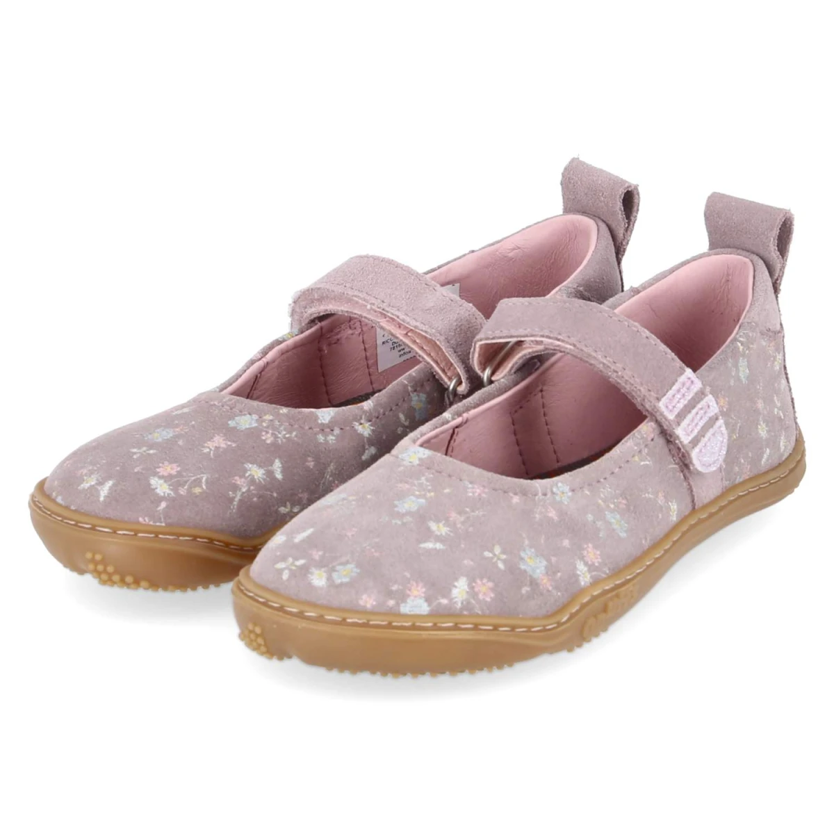 Qnuffs Barfußschuhe KIRSCHE - Gr. 30 - Rosa - Rauleder