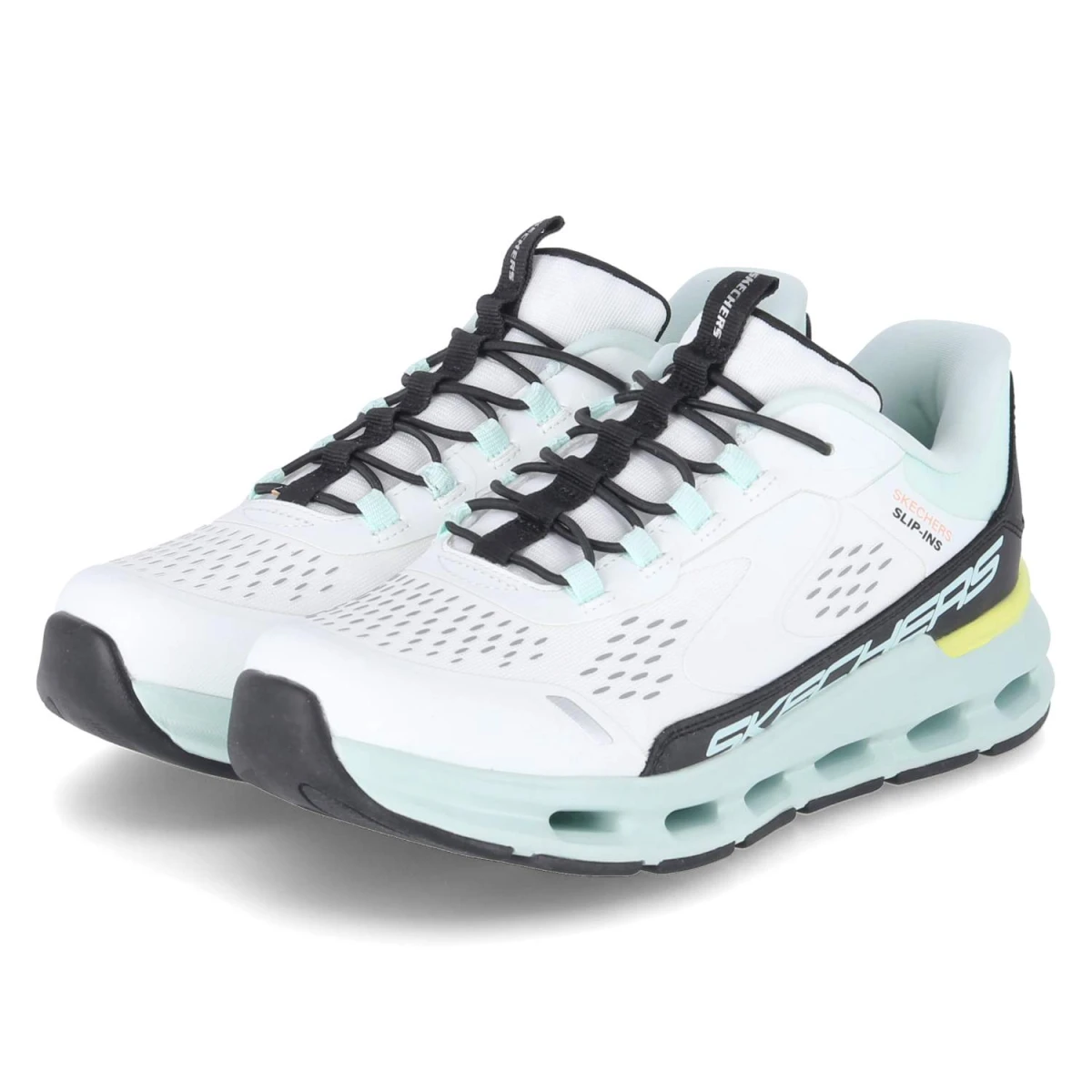 Skechers SLIP-INS GLIDE STEP VISTA LANE - Gr. 32 - Weiß - Textil & Synthetik