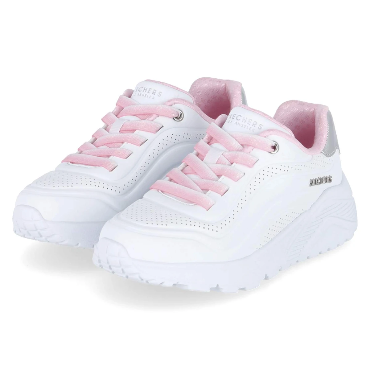 Skechers Sneaker UNO LITE OMBRE WAVE - Gr. 28 - Weiß - Synthetik