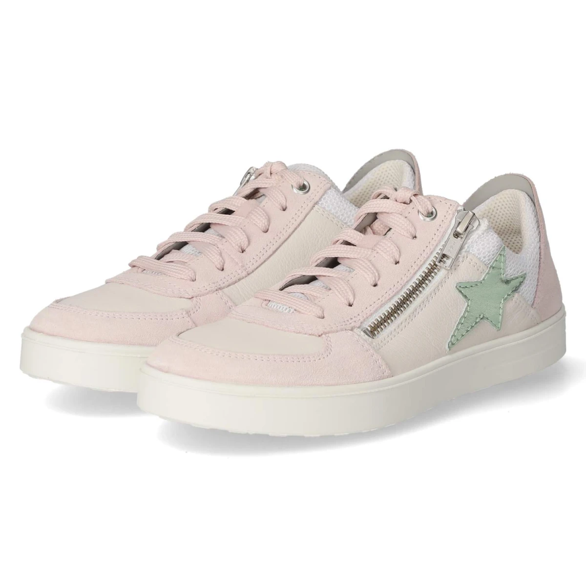 Superfit Low Sneaker STELLA - Gr. 31 - Rosa - Leder & Textil