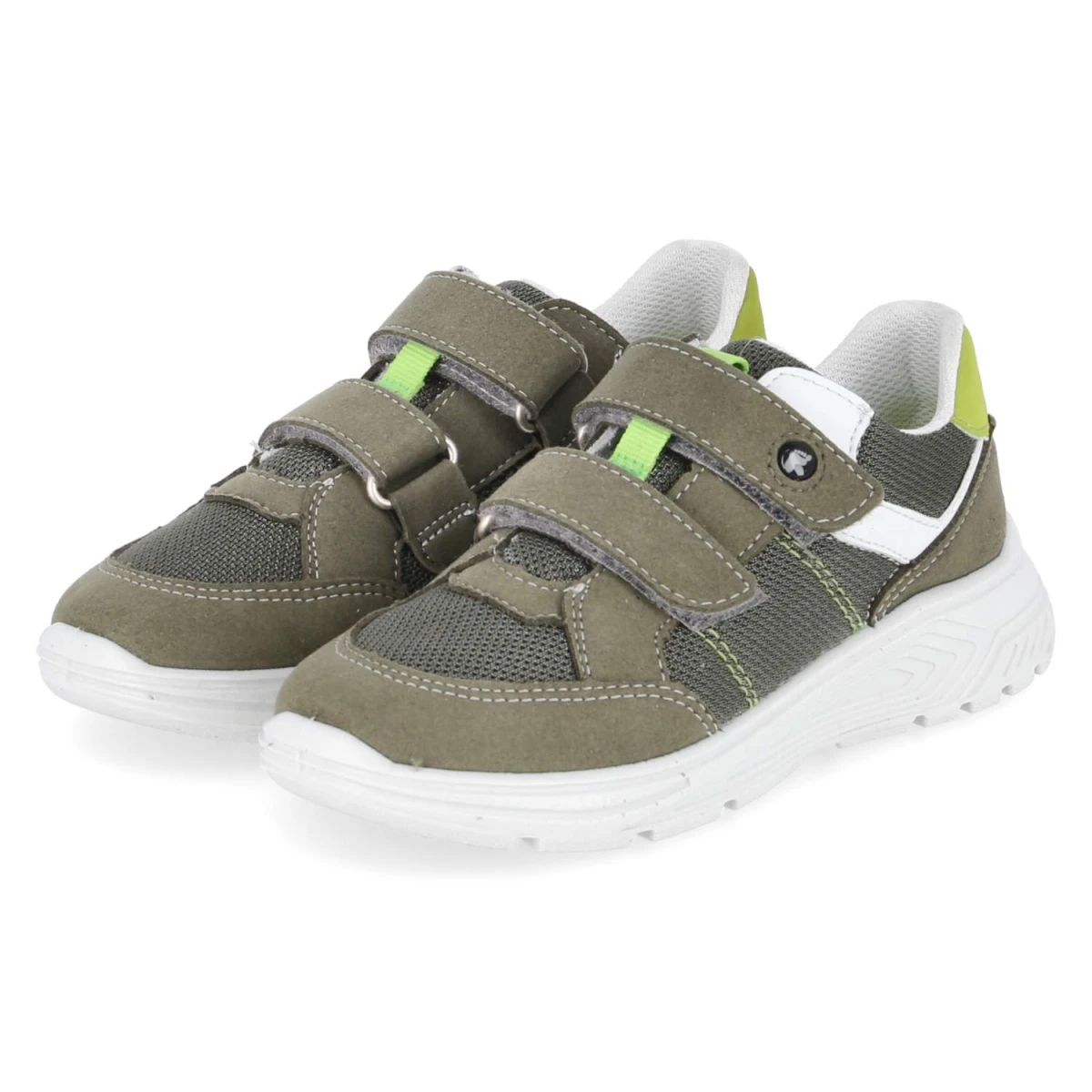 Ricosta Klettschuhe FLUX - Gr. 28 - Grün - Textil & Synthetik