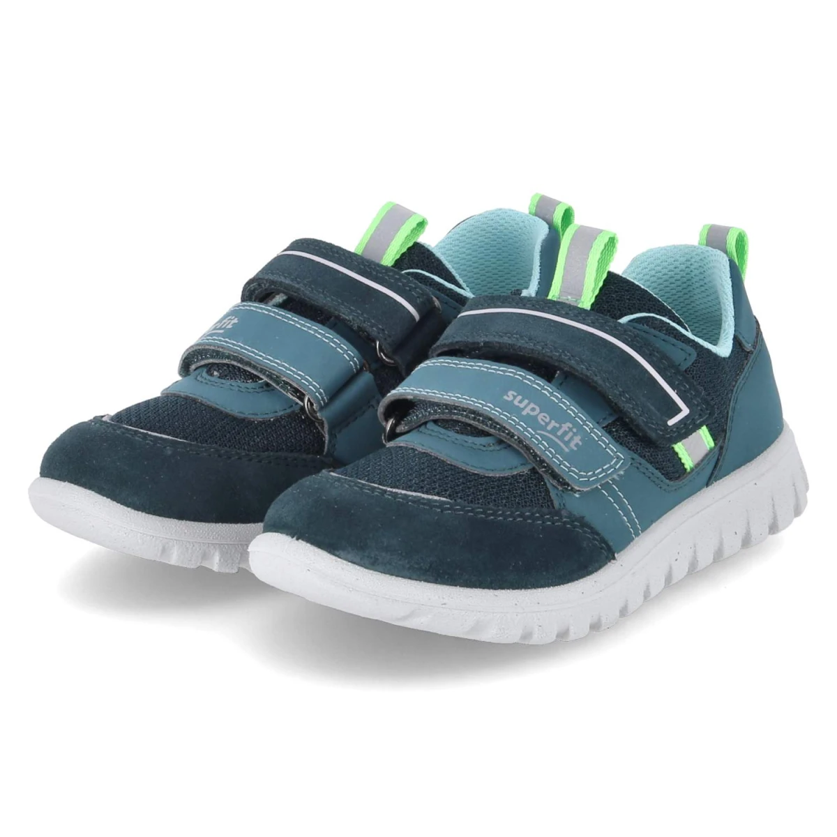 Superfit Klettschuhe SPORT7 MINI - Gr. 29 - Grün - Textil & Synthetik