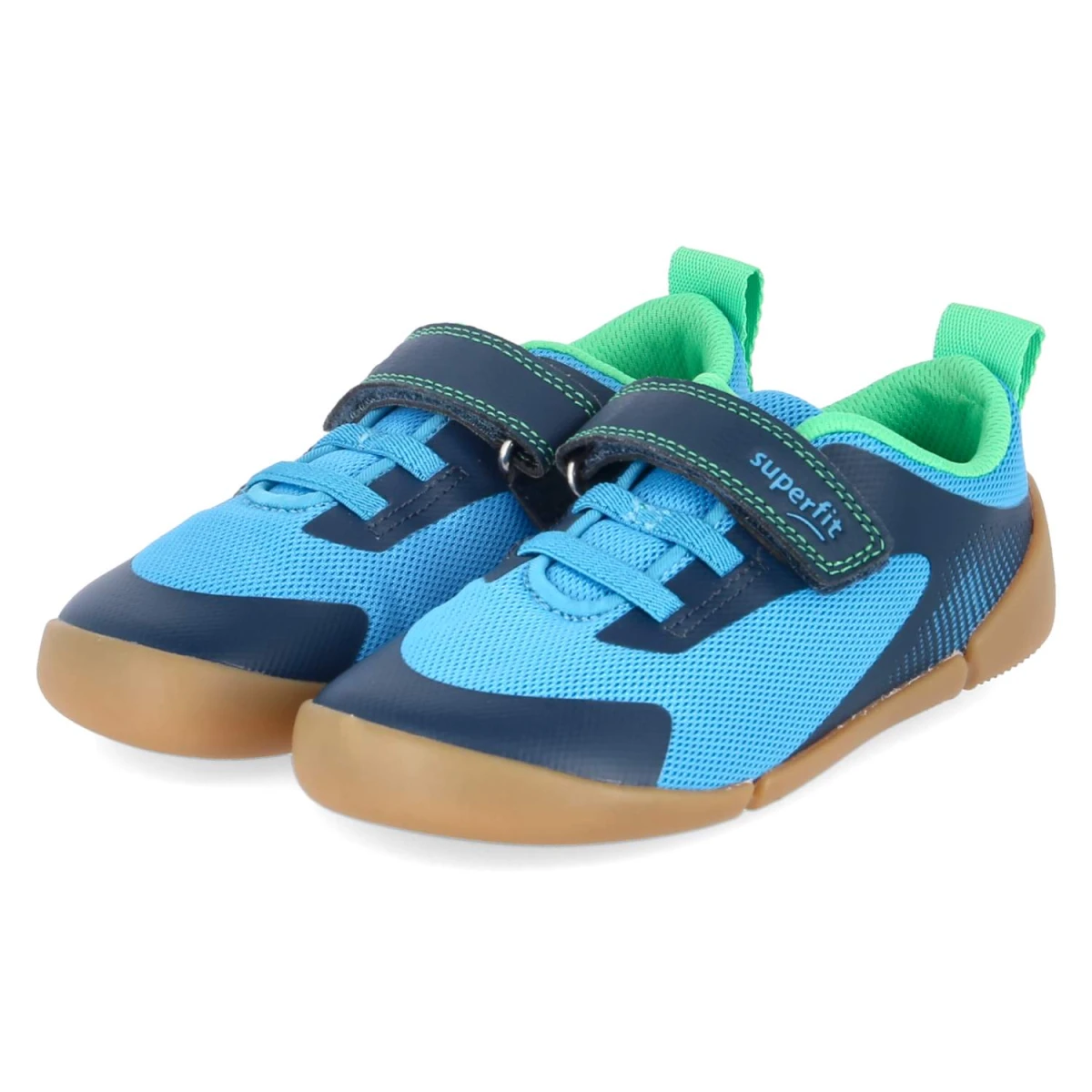 Superfit Barfußschuhe VENTO - Gr. 27 - Blau - Textil & Synthetik