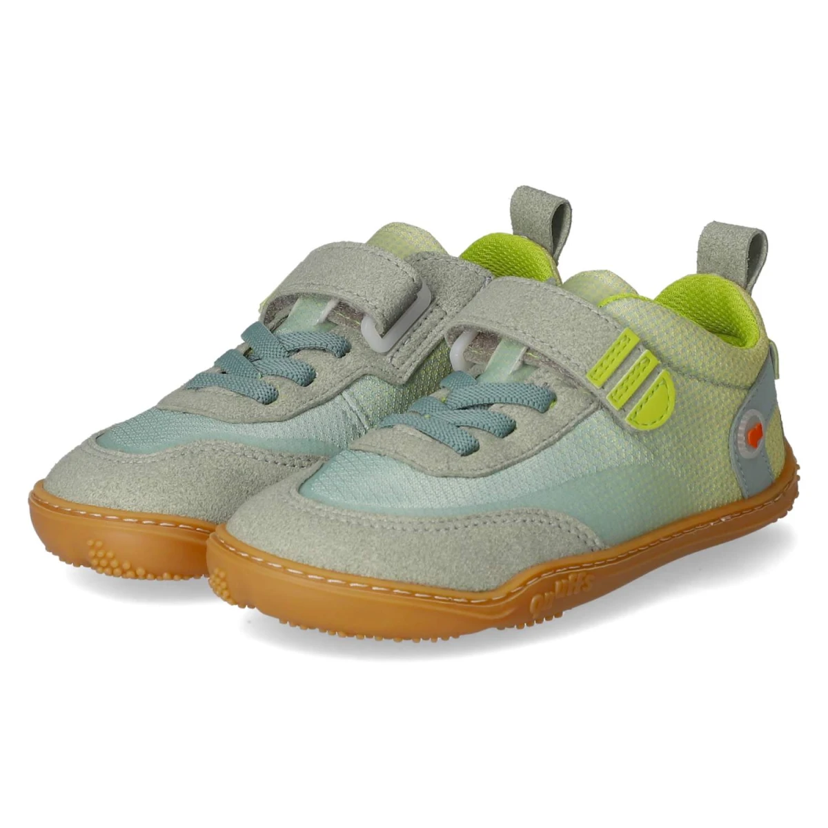 Qnuffs Barfußschuhe FICHTE - Gr. 30 - Grün - Textil & Synthetik