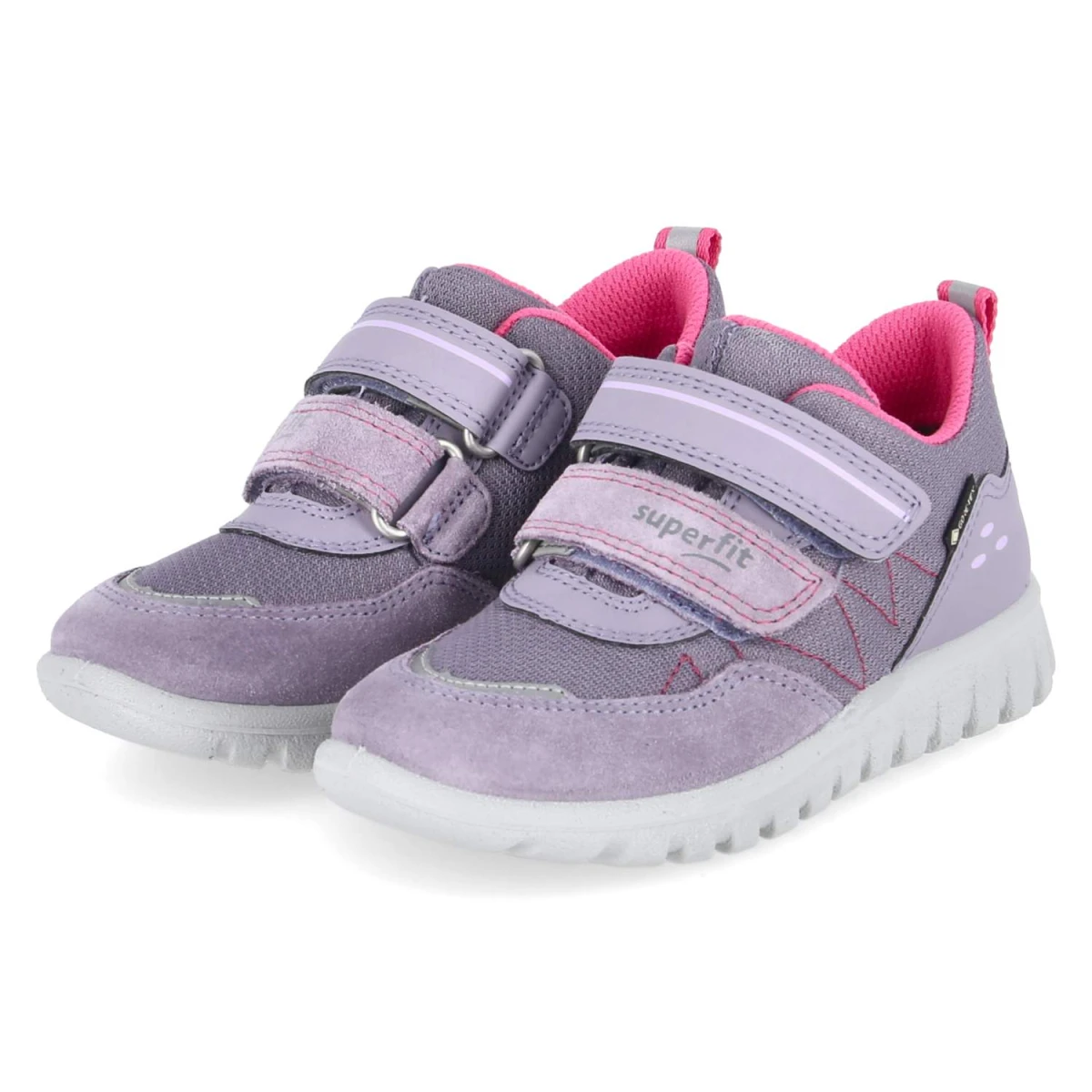 Superfit Klettschuhe SPORT7 MINI - Gr. 31 - Lila - Synthetik, Leder & Textil