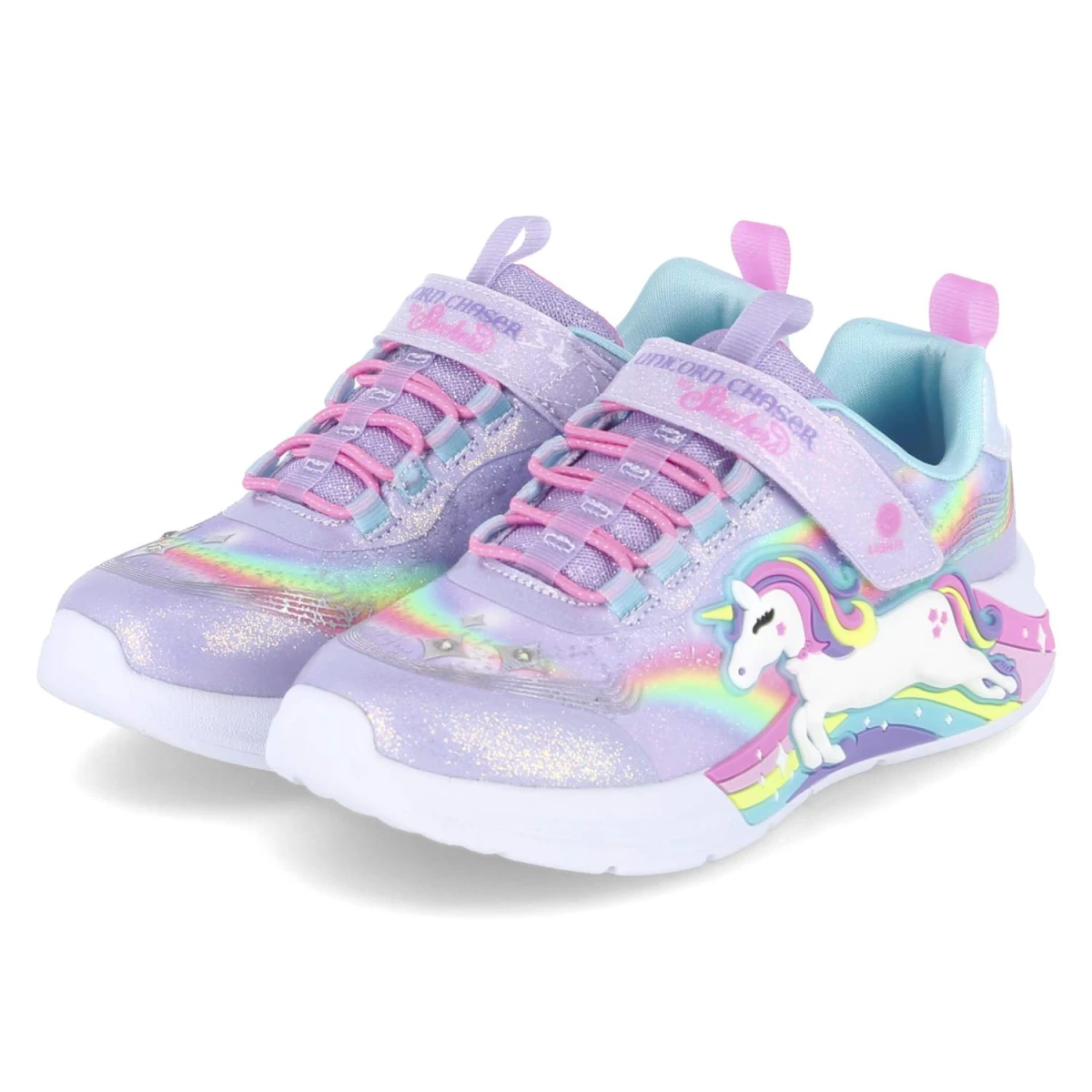 Skechers Low Sneaker UNICORN CHASER - Gr. 34 - Lila - Textil