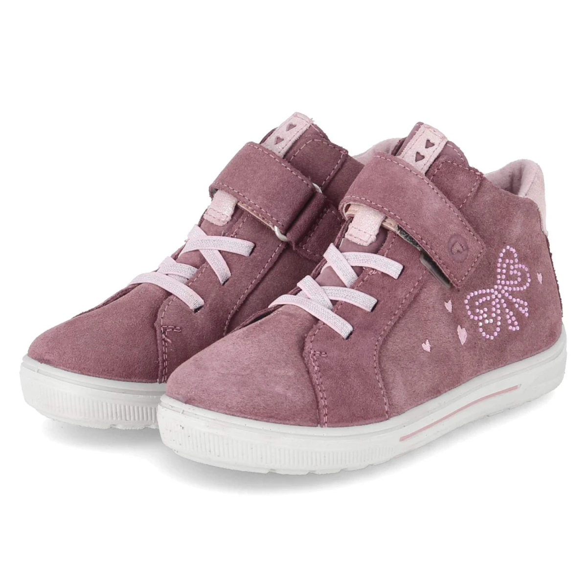 Pepino Stiefeletten MALA - Gr. 33 - Rosa - Rauleder