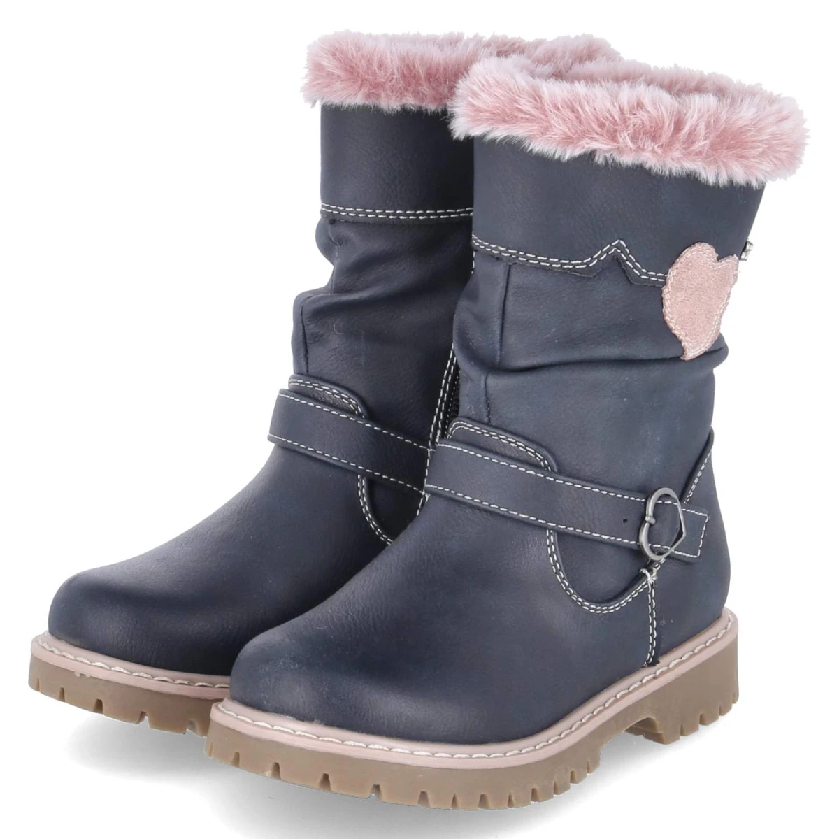 Indigo Stiefel - Gr. 28 - Blau - Textil & Synthetik