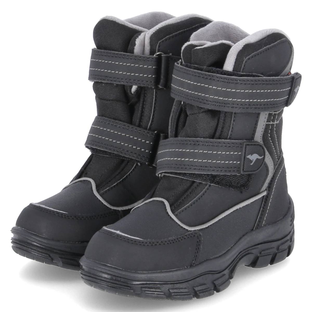 Kangaroos Winterboots K-LENO V RTX - Gr. 35 - Schwarz - Textil & Synthetik