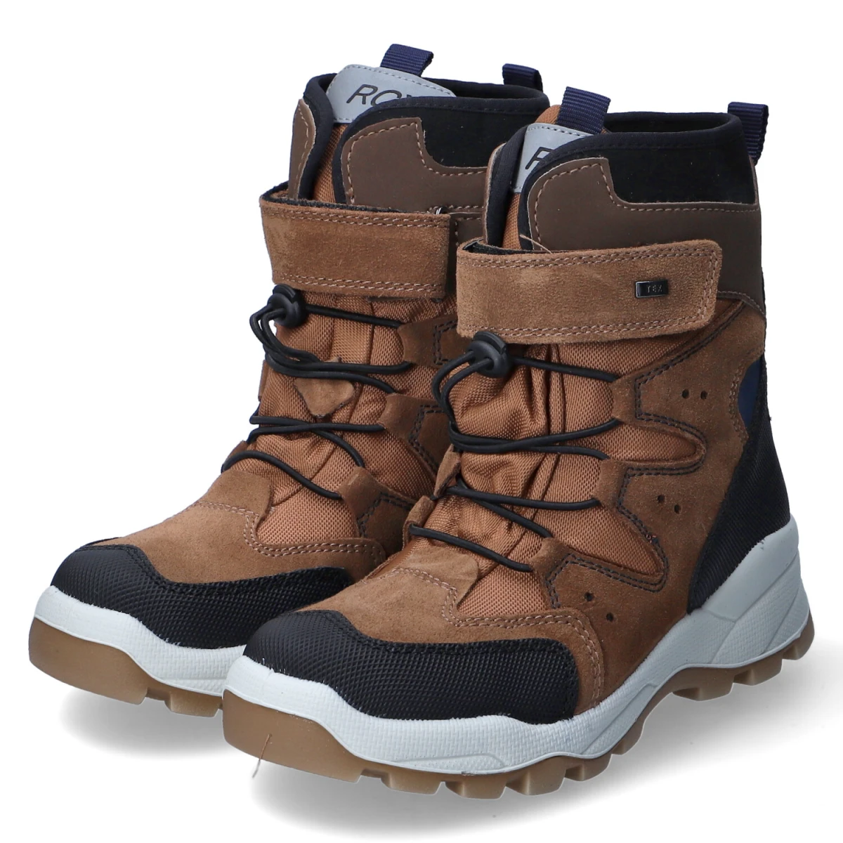 Imac Winterstiefeletten - Gr. 30 - Braun - Leder & Textil