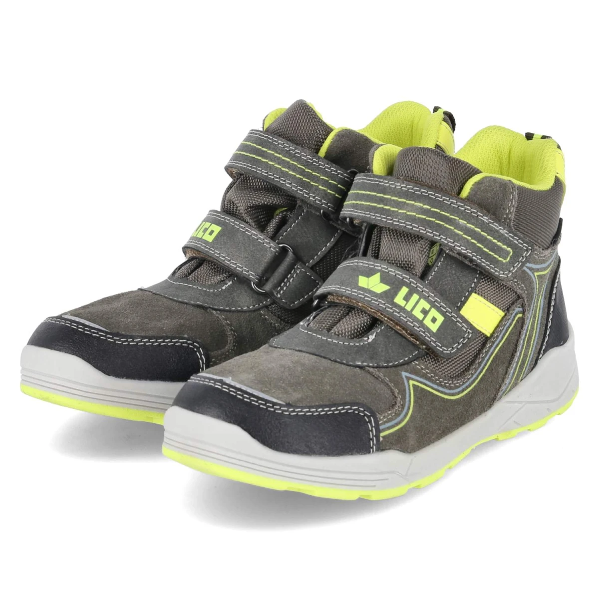 Lico Klettboots TARIK V - Gr. 37 - Grün - Synthetik, Leder & Textil