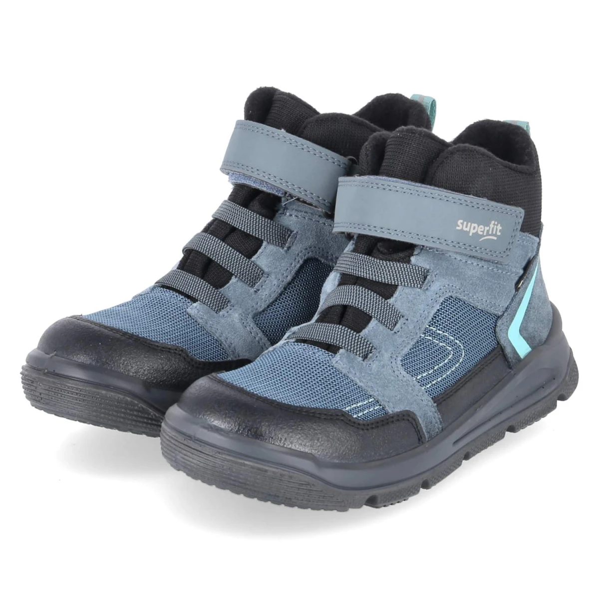 Superfit Klettboots MARS - Gr. 36 - Blau - Synthetik, Leder & Textil