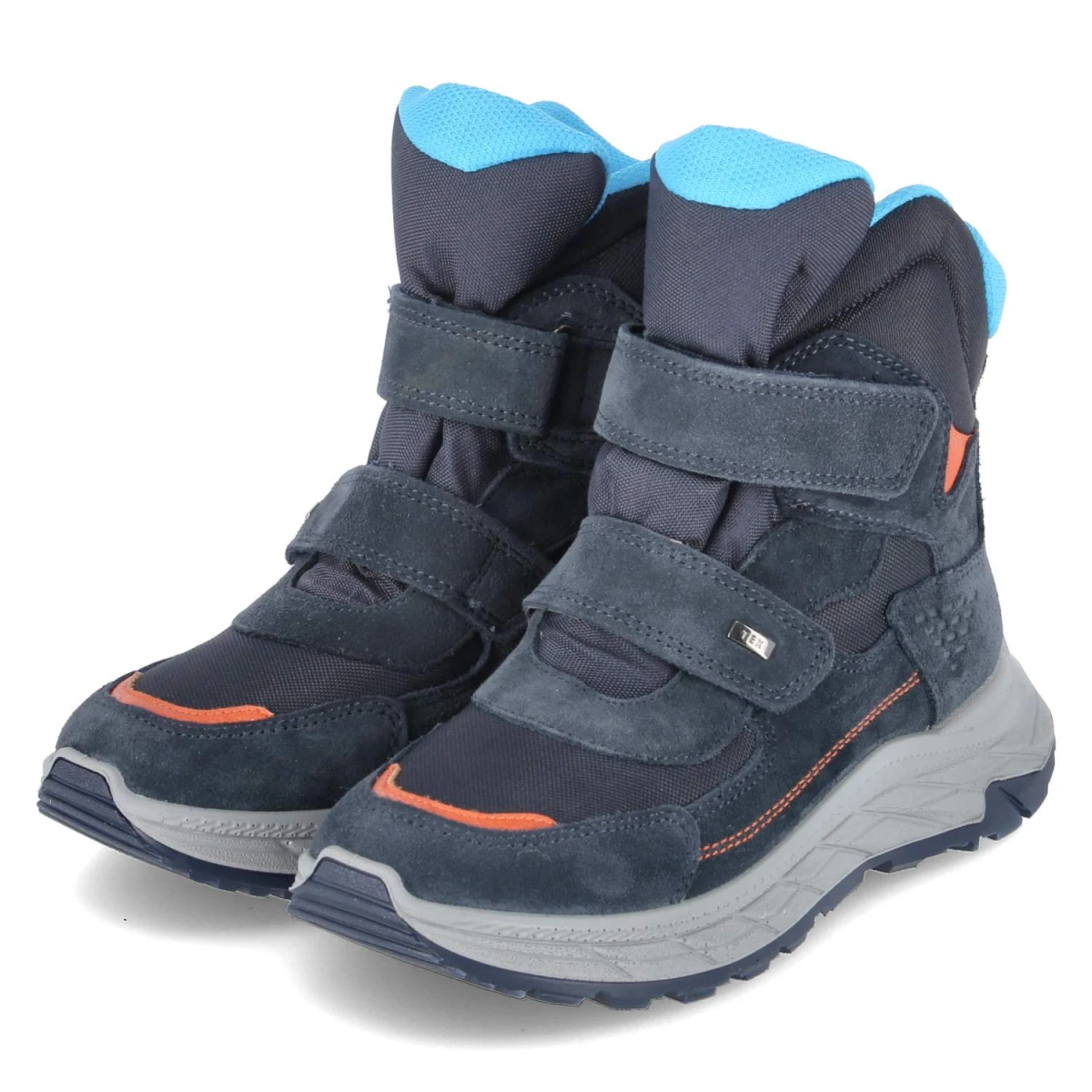 Imac Snowboots - Gr. 27 - Blau - Leder & Textil