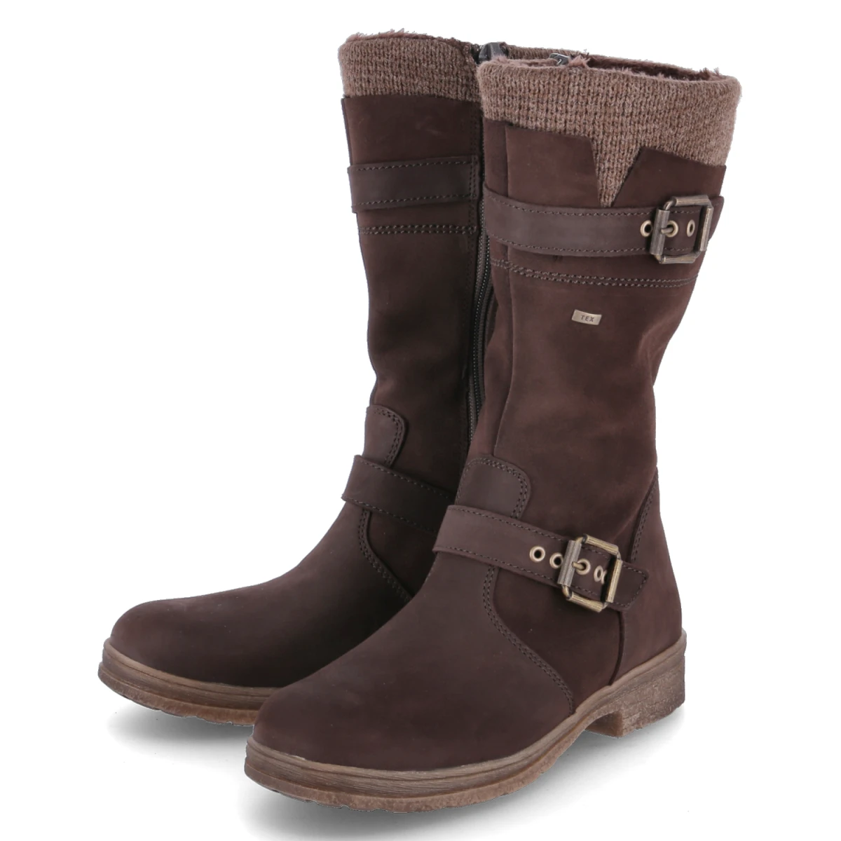 Däumling Winterstiefel - Gr. 32 - Braun - Rauleder