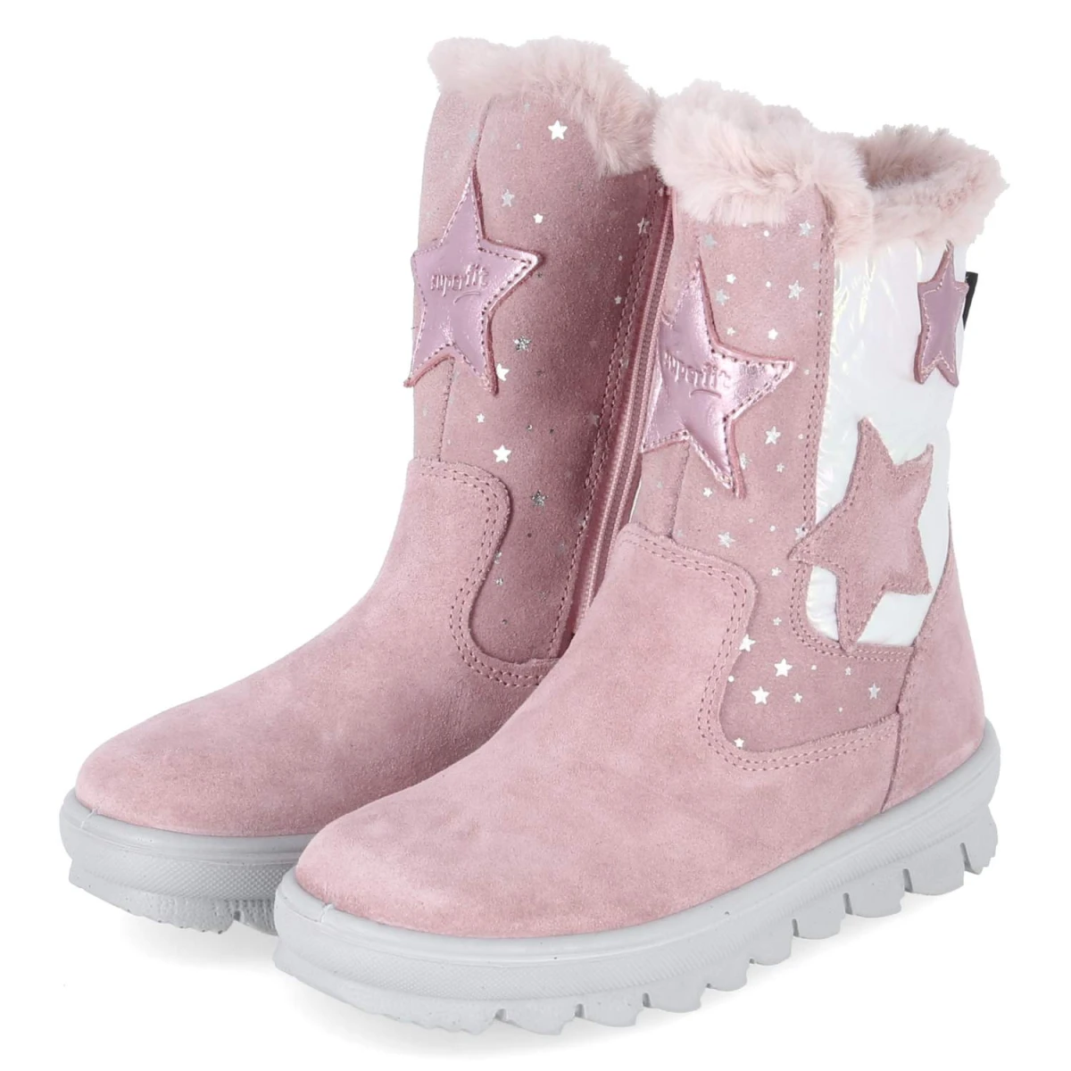 Superfit Winterstiefel FLAVIA - Gr. 32 - Rosa - Leder & Textil