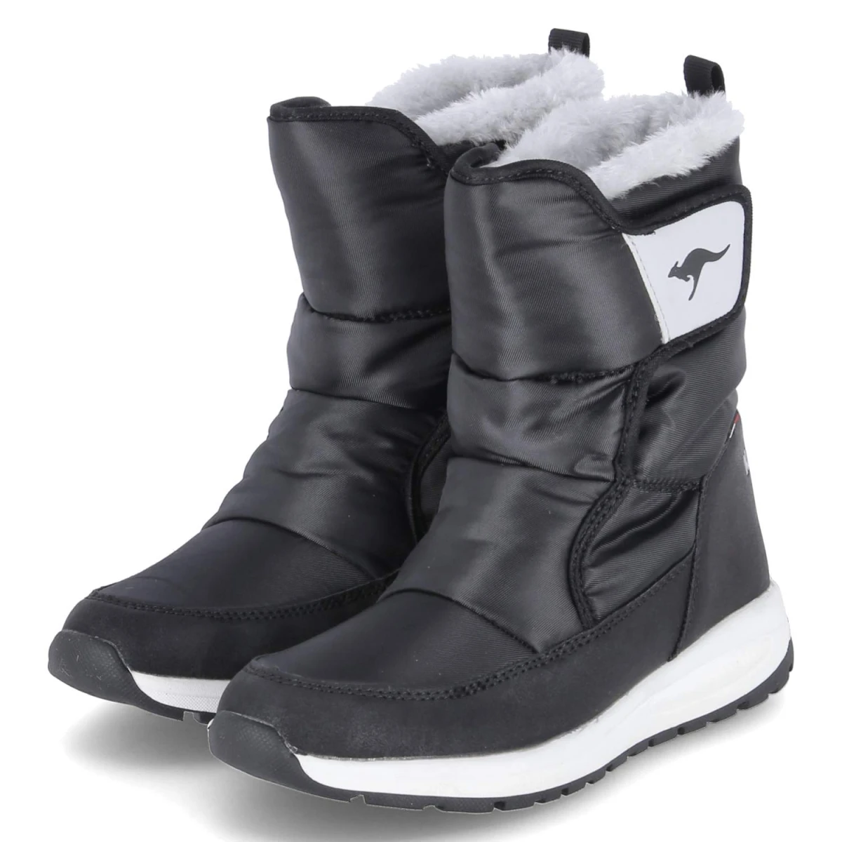 Kangaroos Snowboots K-PE BELLE RTX - Gr. 32 - Schwarz - Textil & Synthetik