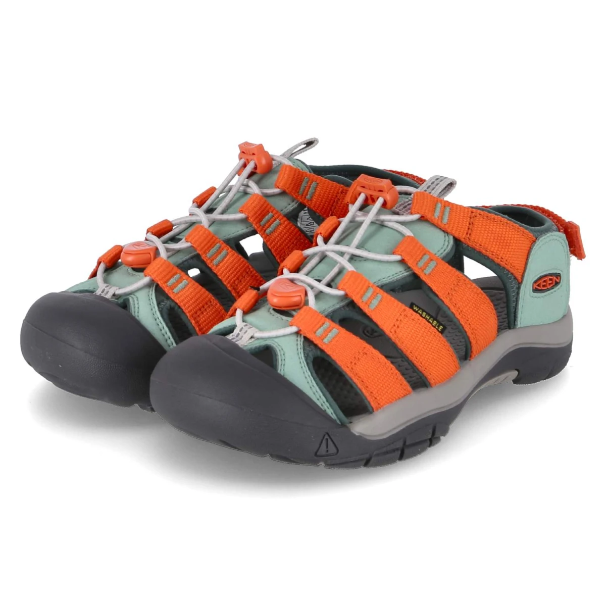 Keen Sandalen NEWPORT BOUNDLESS - Gr. 35 - Orange - Textil & Synthetik