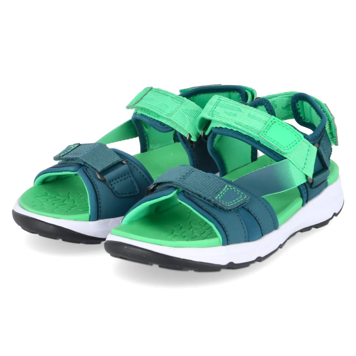 Superfit Sandalen - Gr. 31 - Grün - Textil & Synthetik