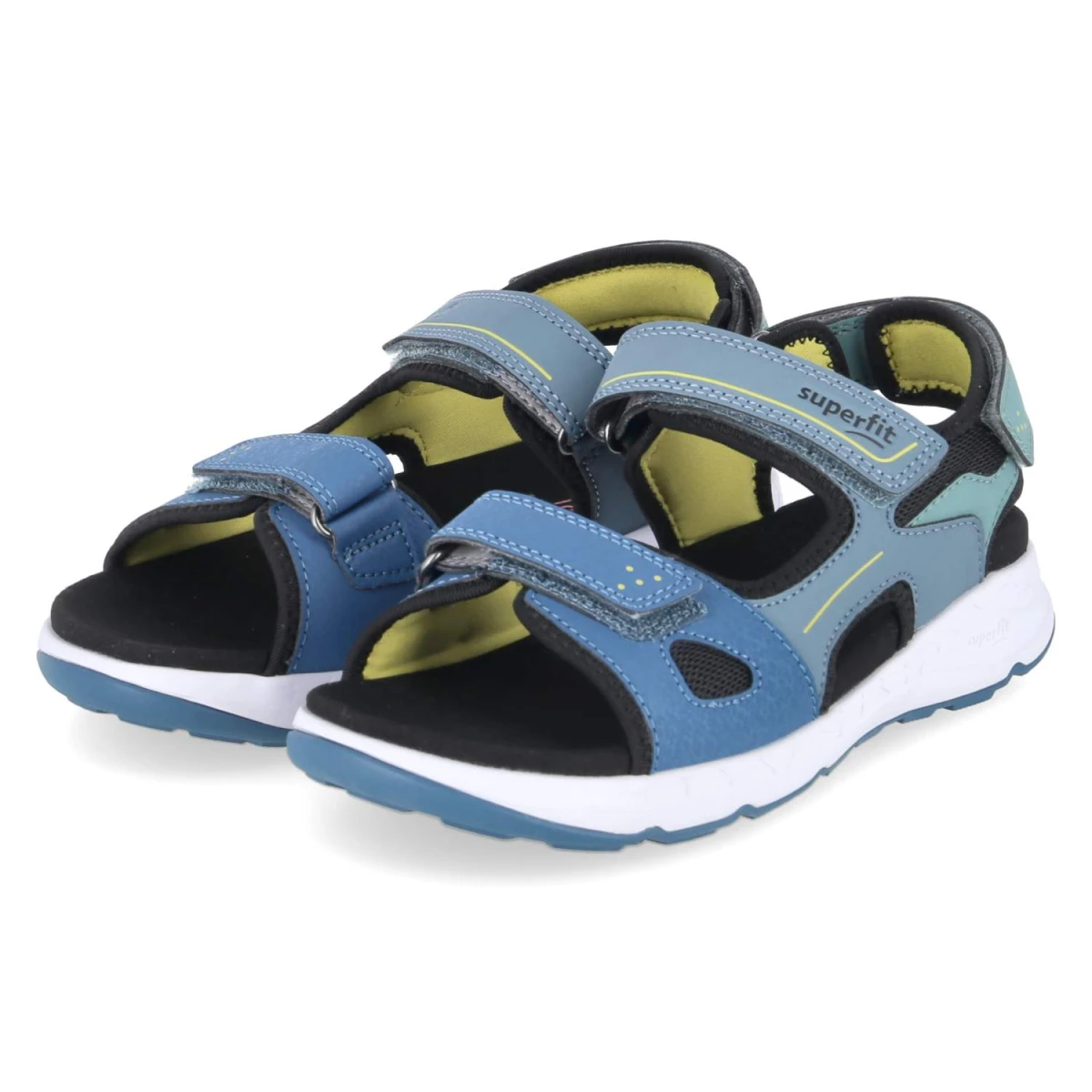 Superfit Sandalen - Gr. 32 - Blau - Textil & Synthetik