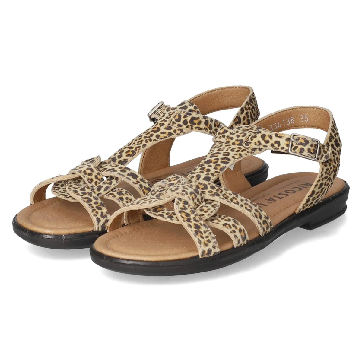 Ricosta Sandalen BIRTE - Gr. 32 - Beige - Rauleder