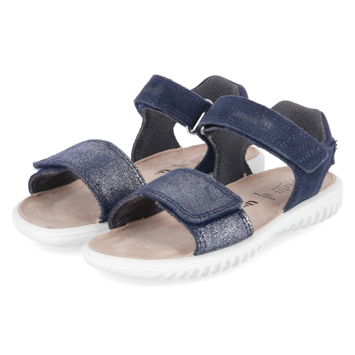 Superfit Sandalen SPARKLE - Gr. 31 - Blau - Leder & Textil
