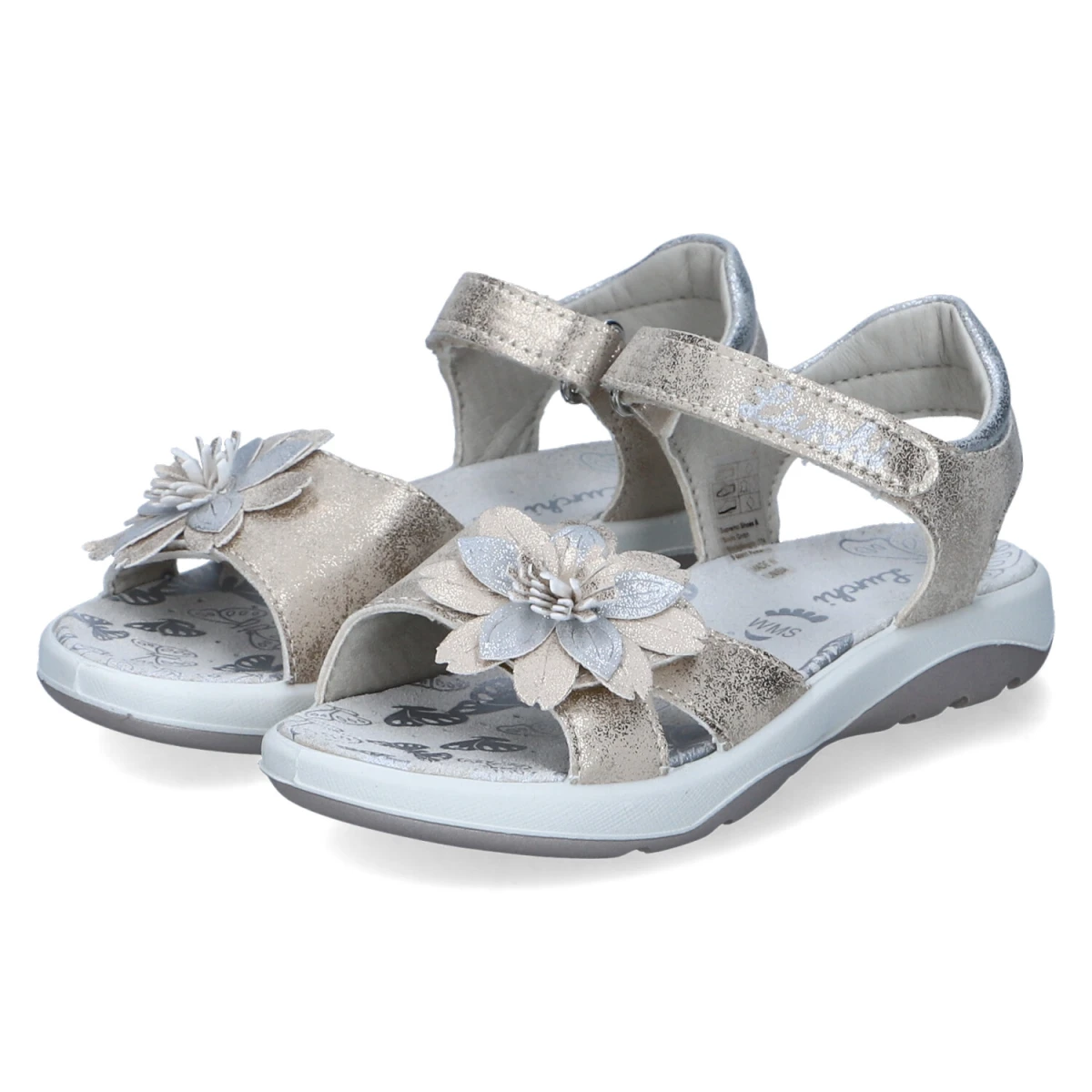 Lurchi Sandalen FLORA - Gr. 32 - Gold - Kunstleder