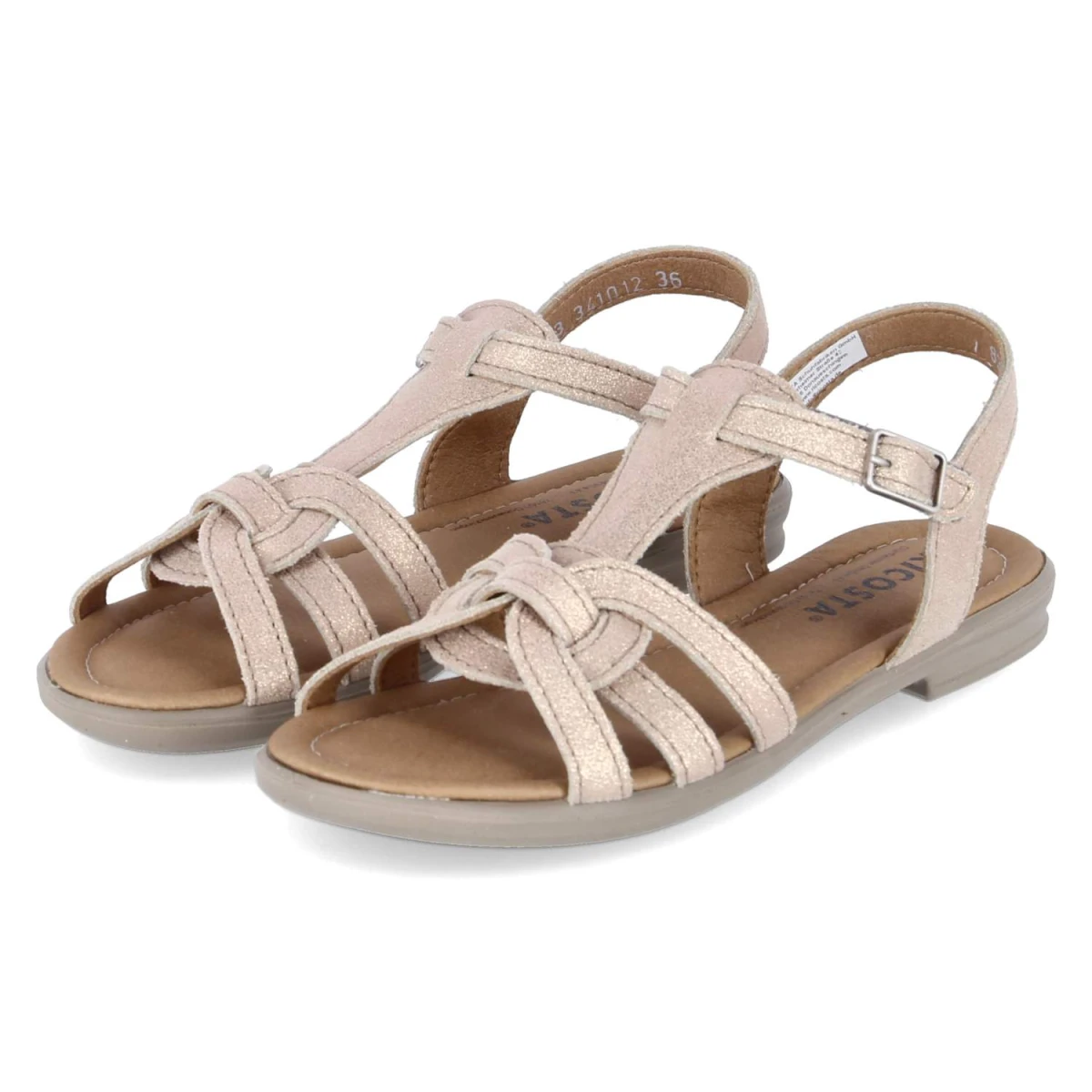 Ricosta Sandalen BIRTE - Gr. 35 - Bronze - Glattleder