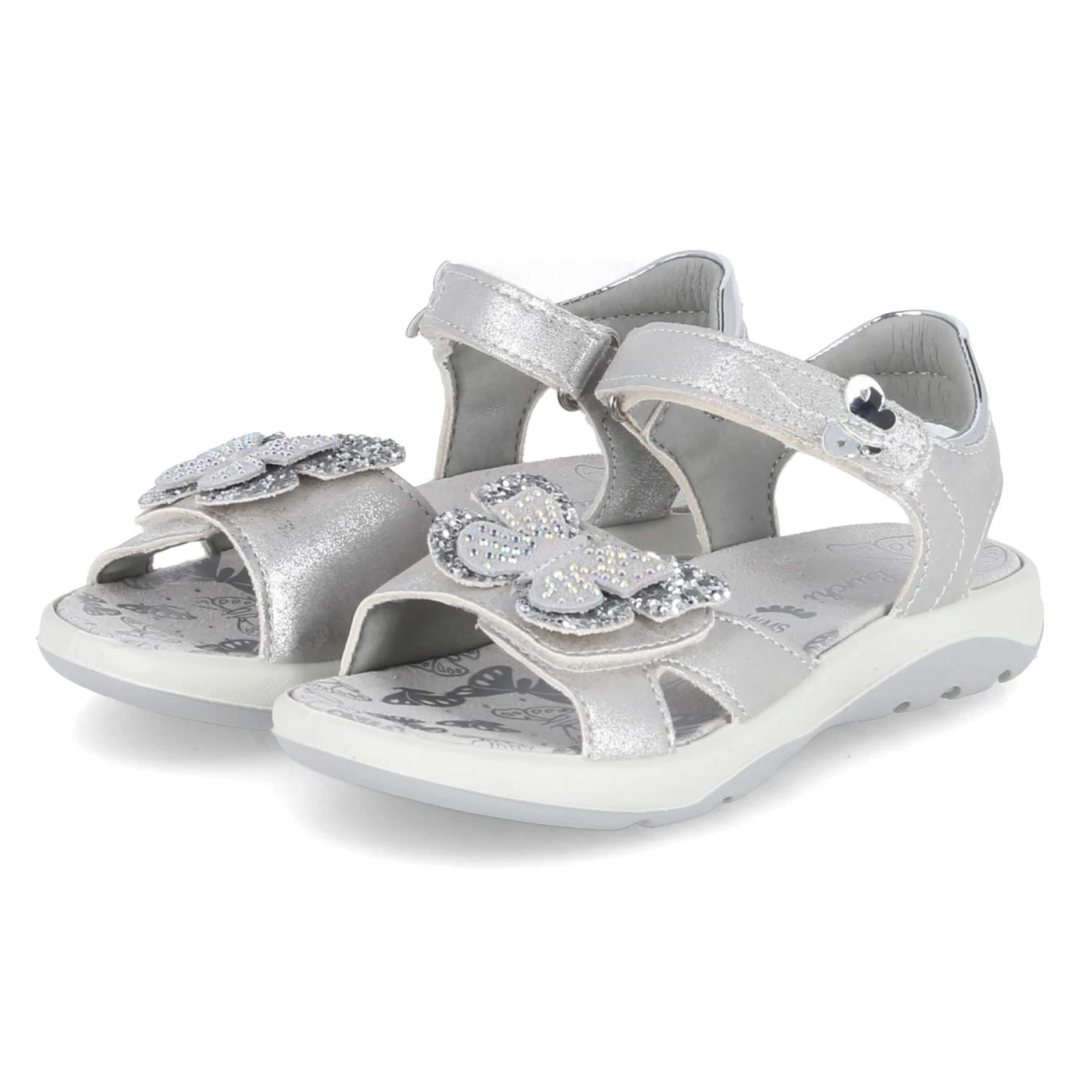 Lurchi Sandalen FARFALLA - Gr. 32 - Silber - Synthetik