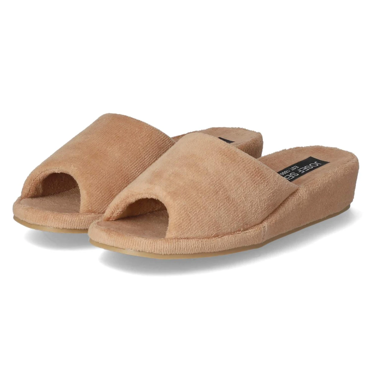 Josef Seibel Hausschuhe MARSEILLE 01 - Gr. 40,5 - Braun - Textil