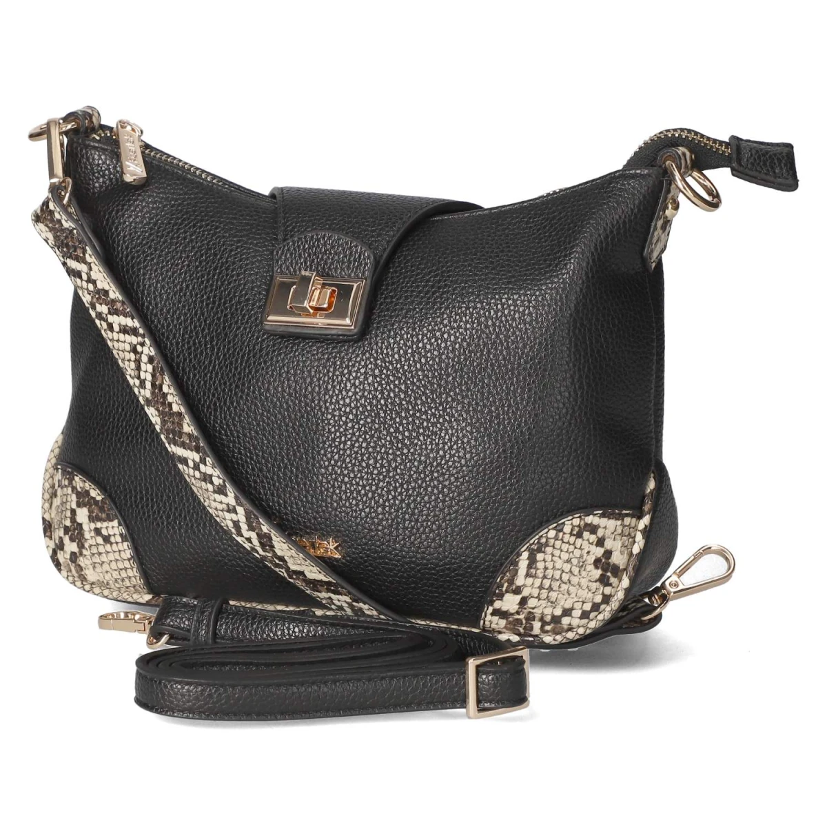 Kaerlek Handtasche - Gr.  - Schwarz - Synthetik