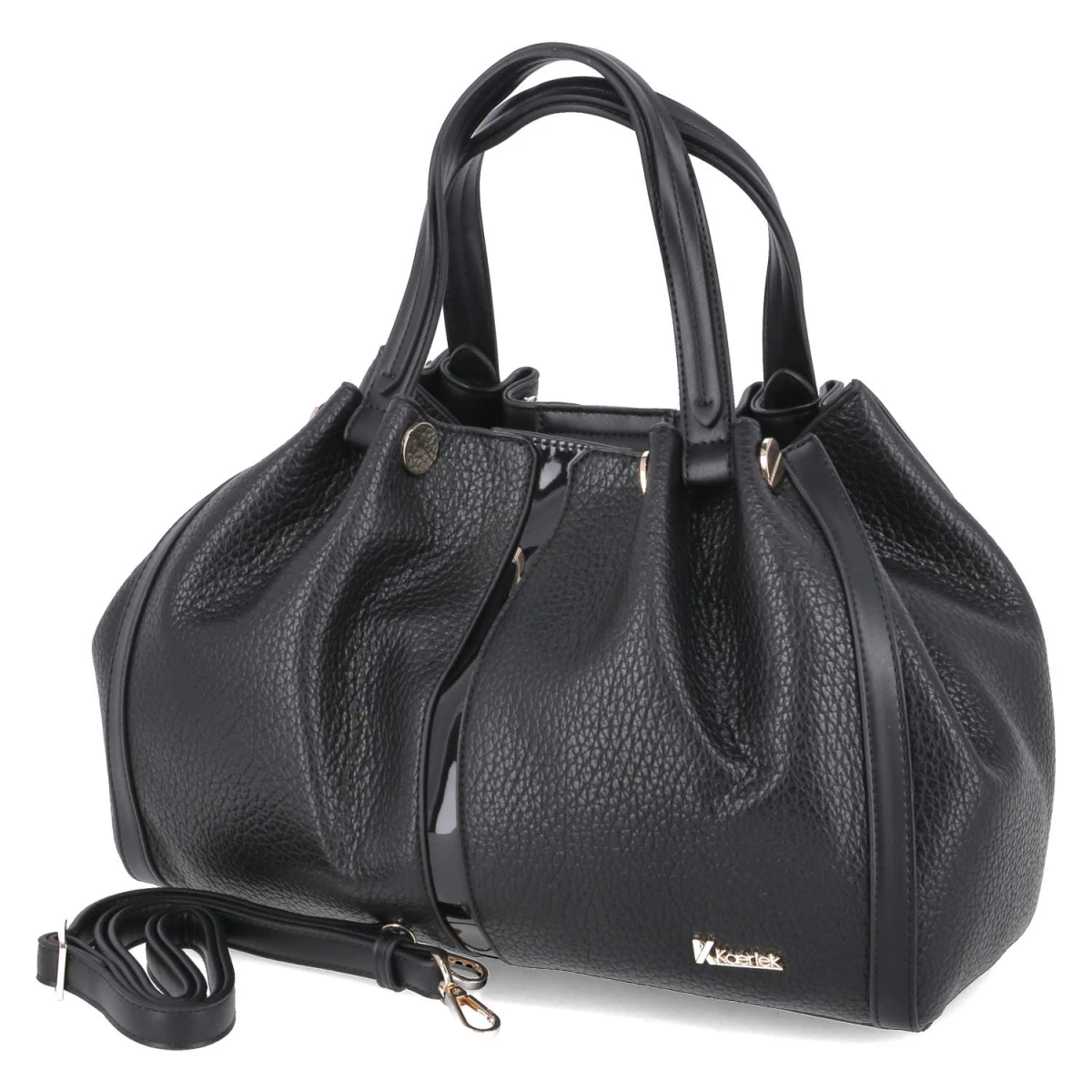 Kaerlek Handtasche - Gr. - Schwarz - Synthetik