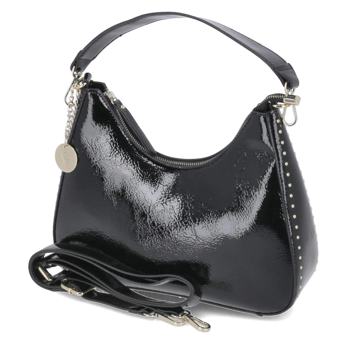 Fräulein Frida Schultertasche - Gr.  - Schwarz - Synthetik