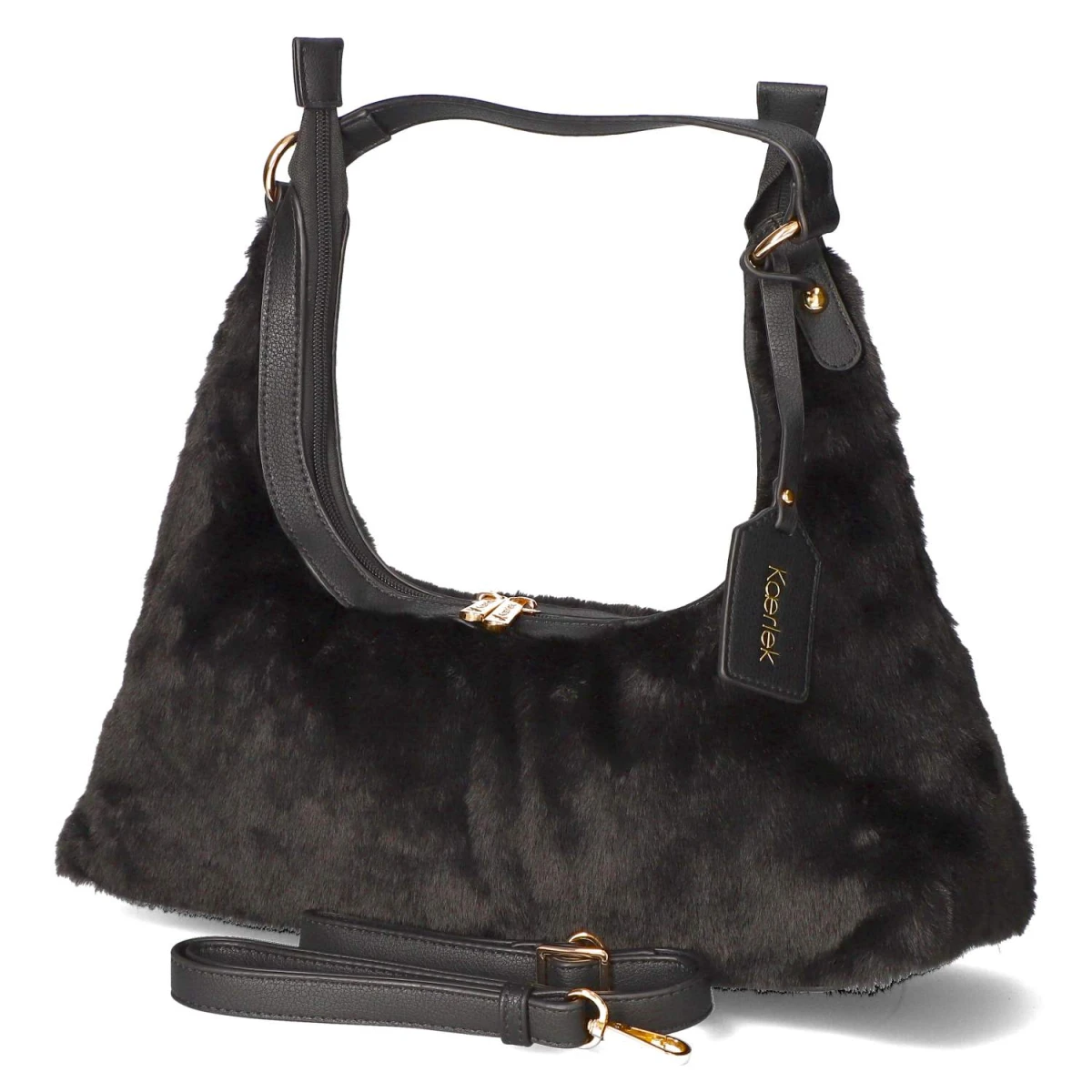 Kaerlek Handtasche - Gr. - Schwarz - Textil & Synthetik