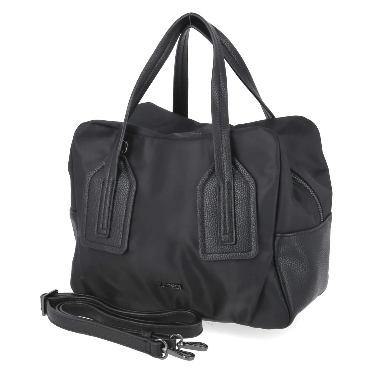 L.Credi Handtasche - Gr.  - Schwarz - Textil & Synthetik