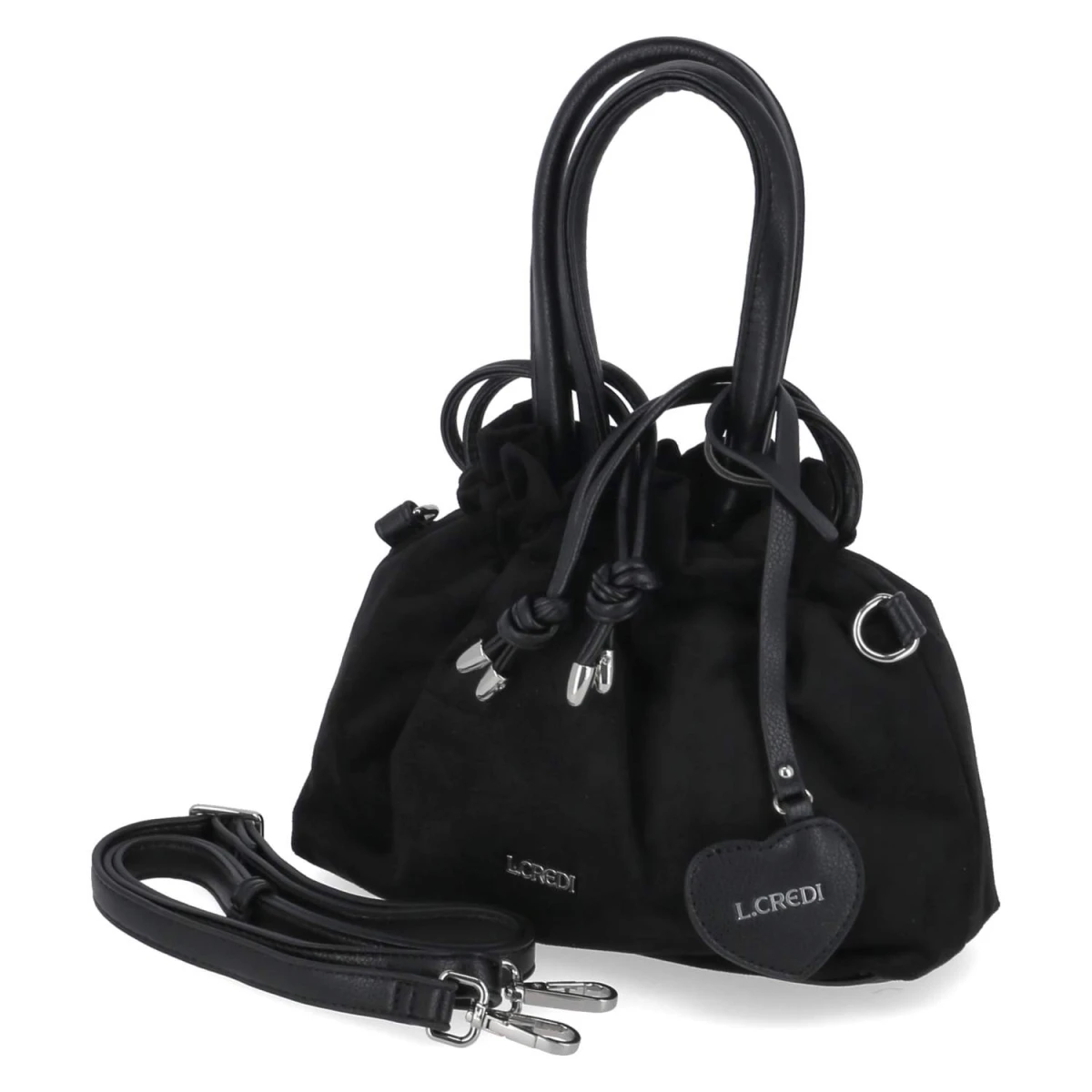 L.Credi Handtasche SOPHERL - Gr.  - Schwarz - Textil & Synthetik