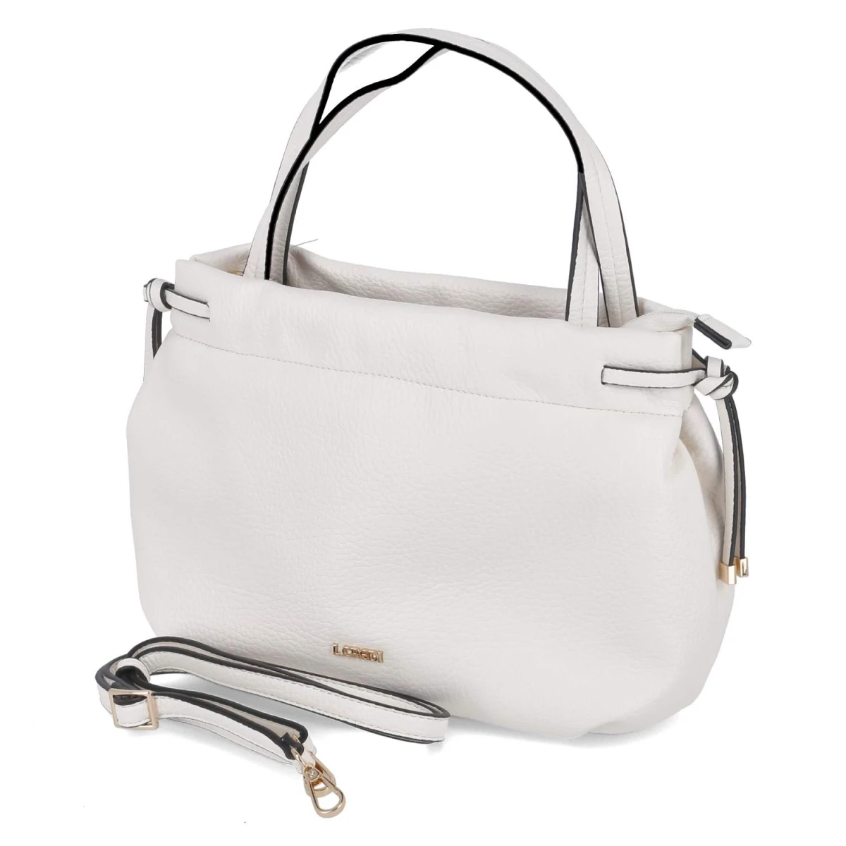 L.Credi Handttasche RAINELLE - Gr.  - Weiß - Synthetik