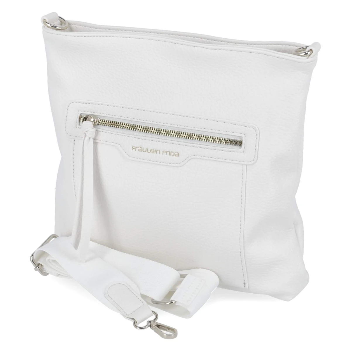 Fräulein Frida Crossover Bag - Gr. - Weiß - Synthetik