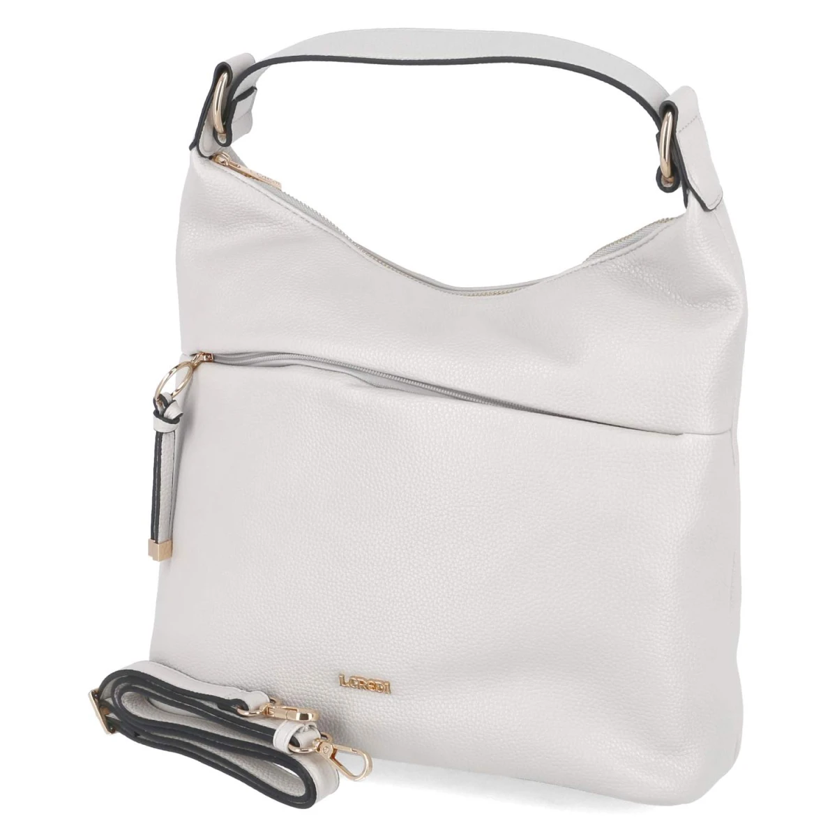 L.Credi Hobo Bag MAITE - Gr.  - Weiß - Synthetik