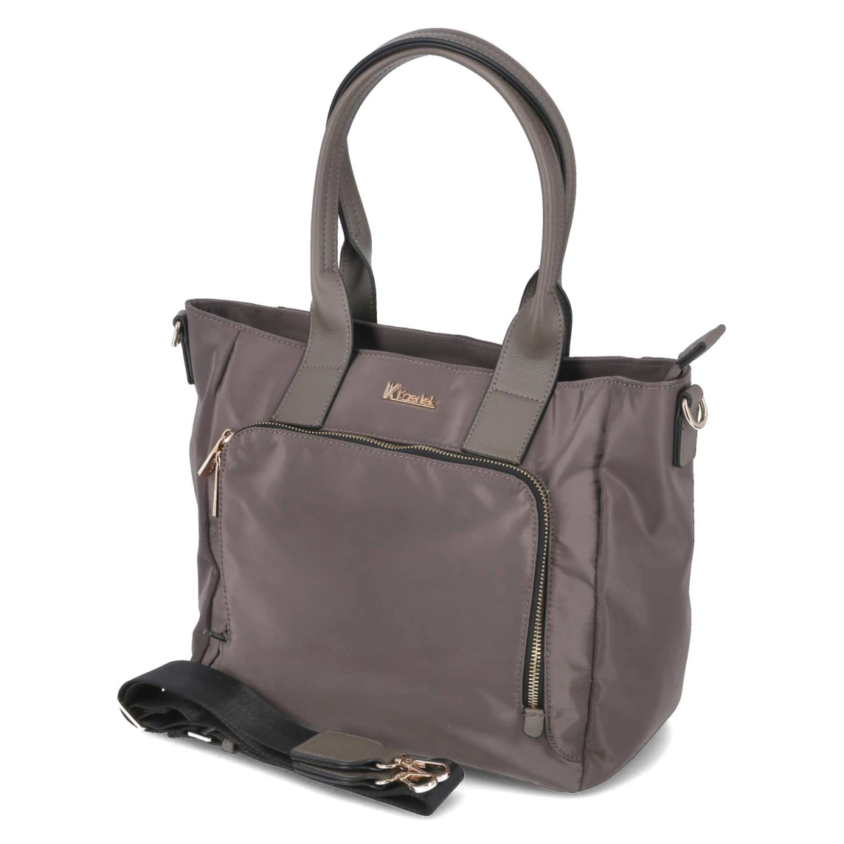 Kaerlek Shopper - Gr.  - Taupe - Textil
