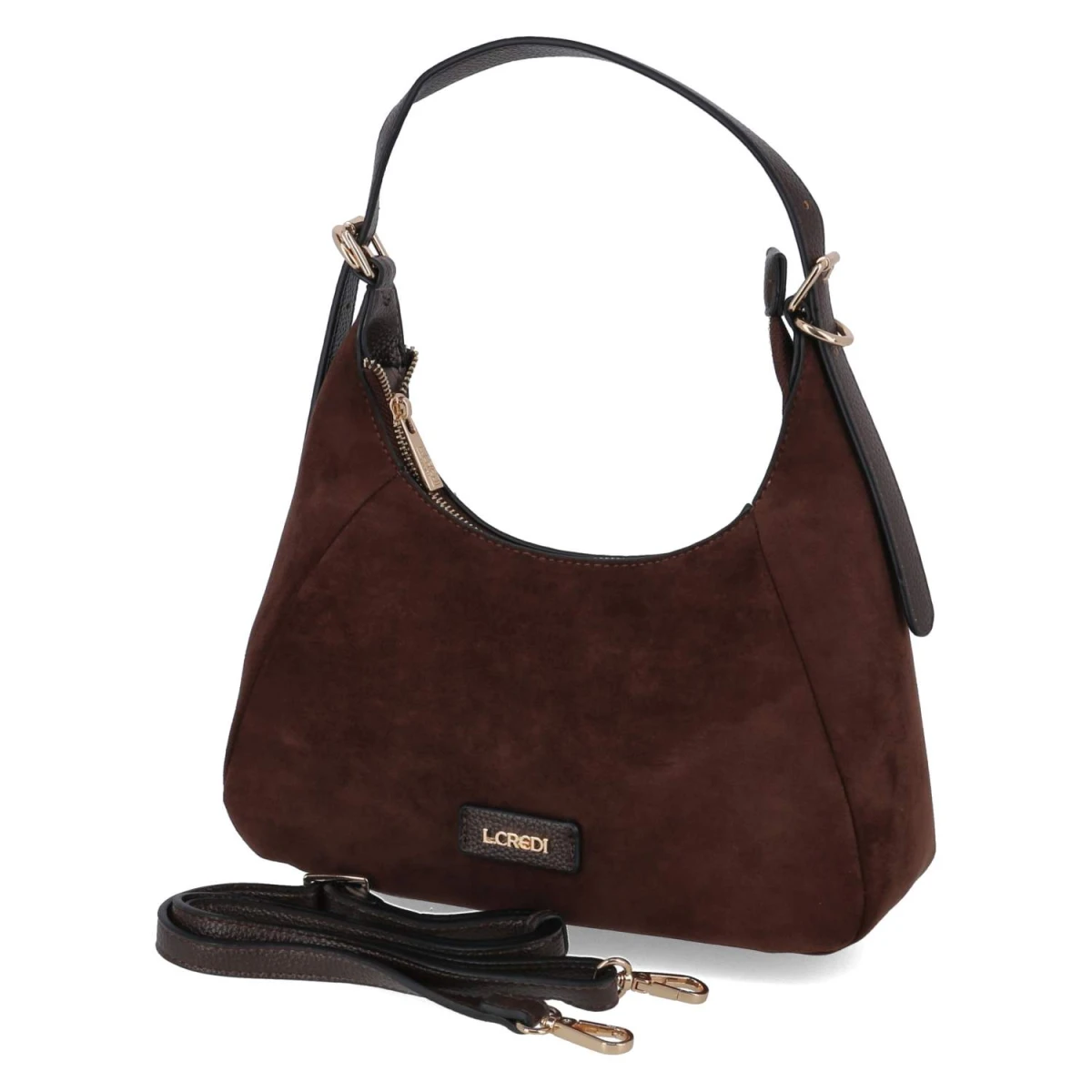 L.Credi Hobo Bag SOPHRONIA - Gr. - Braun - Textil & Synthetik